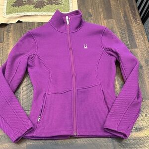 Spyder Women's Purple Cardigan Sweater